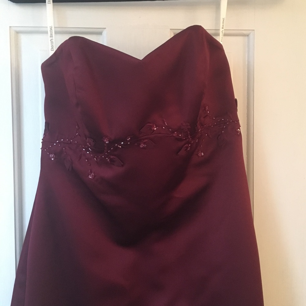 David’s Bridal prom dress